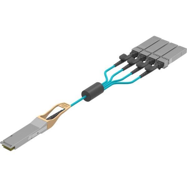 100G QSFP28 to 4x 25G SFP28 Breakout Active Optical Cable