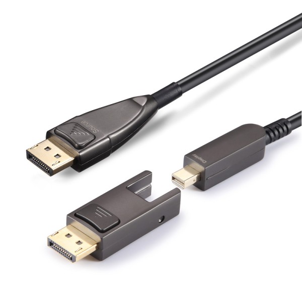 DisplayPort 1.4 AOC, DP to Mini DP, Hybrid 32.4Gbps 8K60 DP 1.4 Active Optical Cable
