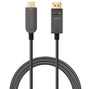 DisplayPort 1.4 to HDMI 2.0 AOC, Hybrid 18Gbps 4K60 Active Optical Cable