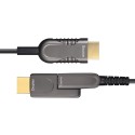 HDMI 2.0 AOC, Type A to Type D, Hybrid 18Gbps 4K60 HDMI 2.0 Active Optical Cable