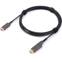 HDMI 2.0 AOC, Type A to Type D, Hybrid 18Gbps 4K60 HDMI 2.0 Active Optical Cable
