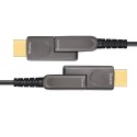 Detachable HDMI 2.0 AOC, Type D-D, Hybrid 18Gbps 4K60 HDMI 2.0 Active Optical Cable