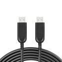 USB 3.1 Gen 2 Type-A Male to Type-A Male 10G Hybrid Active Optical Cable, Backward Compatible