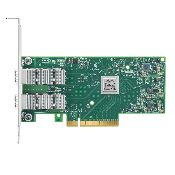 NVIDIA Mellanox MCX4121A-ACAT ConnectX®-4 Lx EN Network Interface Card, 25GbE Dual-Port SFP28, PCIe3.0 x8, Tall Bracket