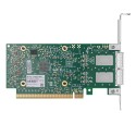 NVIDIA Mellanox MCX623106AN-CDAT ConnectX®-6 Dx EN Network Interface Card, 100GbE Dual-Port QSFP56, PCIe4.0 x16, Tall Bracket