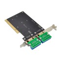 PCI 2-port RS422/485 Serial Adapter Card