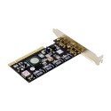 PCI 4-port SATA II 3 Gbps Controller Card 