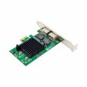 PCIe x1 2-port RJ45 Intel JL82575EB Chipset Gigabit Ethernet Network Interface Card