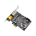 PCIe x1 7.1 Channel HiFi Surround Sound card