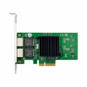 PCIe x4 2-port RJ45 Intel JL82576EB Chipset Gigabit Ethernet Network Interface Card