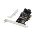 PCIe 3.0 x4 5-port SATA III 6 Gbps Expansion Card