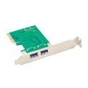 PCIe x4 2-port USB 3.1 Type-A USB Host Card