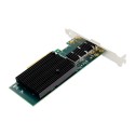 PCIe x8 Single QSFP+ Port 40GbE Network Card with Intel XL710 Chip