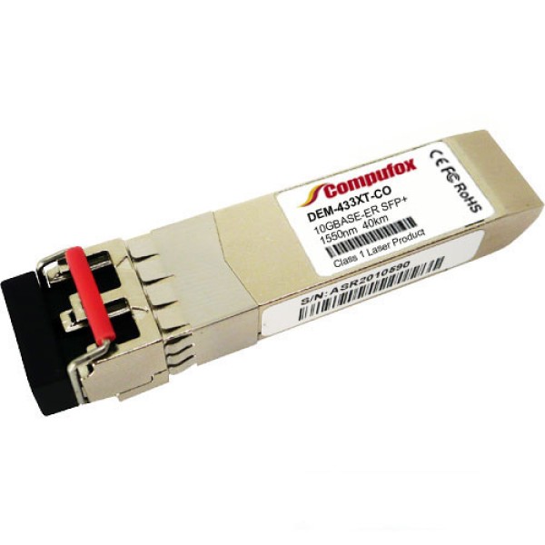 D-Link DEM-433XT Compatible 10GBASE-ER SFP+ Transceiver (SMF, 1550nm, 40km, LC, DOM)