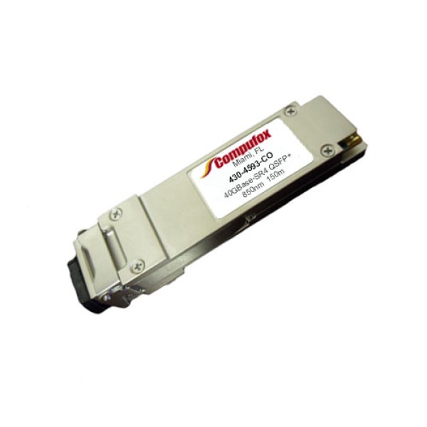 Dell 430-4593 Compatible 40GBase-SR4 QSFP+ Transceiver (MMF, 850nm, 150m, MTP/MPO, DOM)