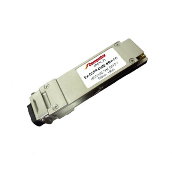 Juniper EX-QSFP-40GE-SR4 Compatible 40GBase-SR4 QSFP+ Transceiver (MMF, 850nm, 150m, MTP/MPO, DOM)