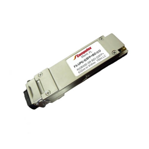 F5 Networks F5-UPG-QSFP+BD Compatible 40GBASE-SR BiDi Duplex Transceiver (MMF, 832nm - 918nm, 150m, LC)