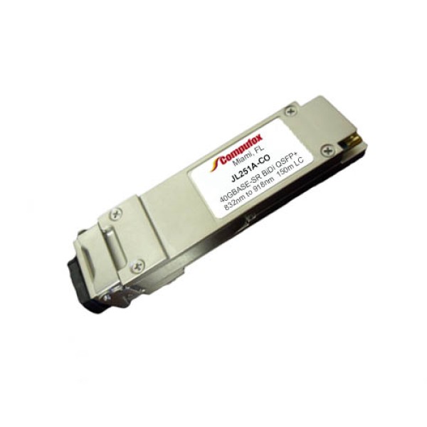 HPE JL251A Compatible 40GBASE-SR BiDi Duplex Transceiver (MMF, 832nm - 918nm, 150m, LC)