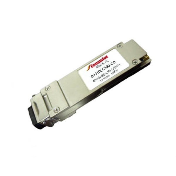 MikroTik Q+31DLC10D Compatible 40GBASE-LR4 QSFP+ Optical Transceiver Module (SMF, 1310nm, 10km, LC, DOM)
