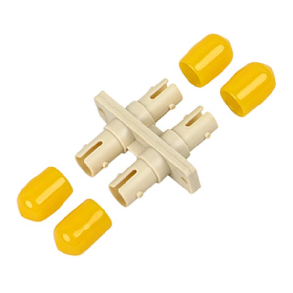 ST Duplex Plastic Fiber Optic Adapter