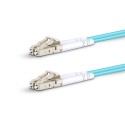 Armored Duplex OM4 50/125 Multimode Fiber Optic Patch Cable