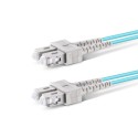 Armored Duplex OM3 50/125 Multimode Fiber Optic Patch Cable