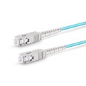 Armored Simplex OM4 50/125 Multimode Fiber Optic Patch Cable