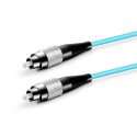 Armored Simplex OM4 50/125 Multimode Fiber Optic Patch Cable