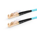 Armored Simplex OM4 50/125 Multimode Fiber Optic Patch Cable