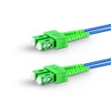 Armored Duplex OS1 9/125 Singlemode Fiber Optic Patch Cable