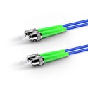 Armored Duplex OS1 9/125 Singlemode Fiber Optic Patch Cable