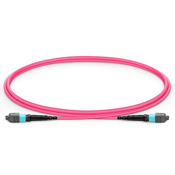 Multimode MPO-16 (Female) to MPO-16 (Female) Trunk Cable (16 Fiber, 50/125 OM4, Type B, LSZH)