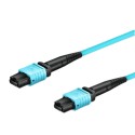 Multimode MPO-16 (Female) to MPO-16 (Female) Trunk Cable (16 Fiber, 50/125 OM3, Type B, LSZH)