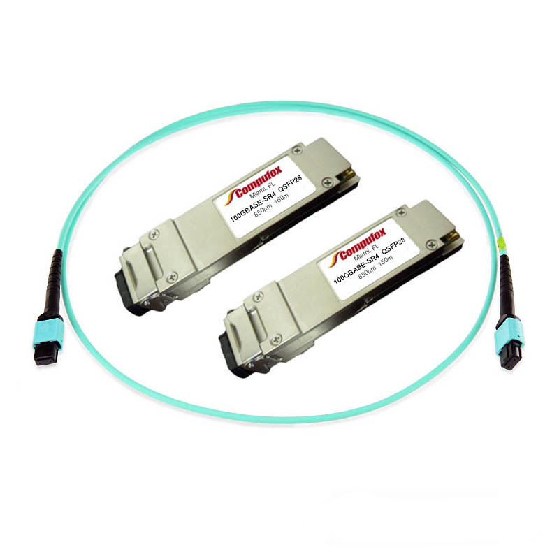 KIT-QSFP28-QSFP28-MPO - QSFP28 to QSFP28 100GB with MPO Cable - KIT