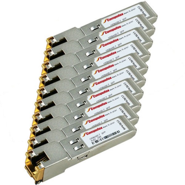 10PK-SFP-T-10G - 10 Pack - 10GBase-T SFP+ Transceiver (Copper, 30m, RJ-45)