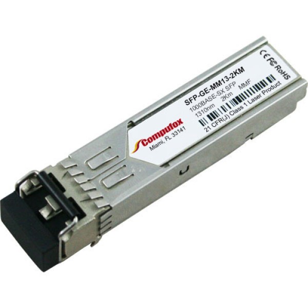 SFP-GE-MM13-2KM - 1000Base-SX SFP Transceiver (MMF, 1310nm, 2km, LC, DOM)