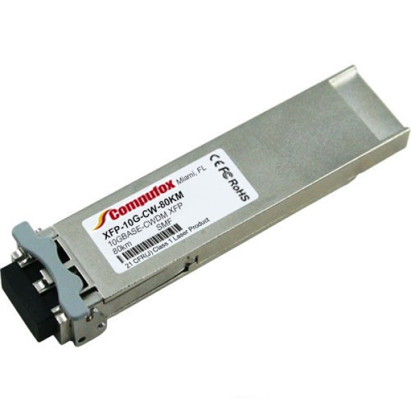 XFP-10G-CWDM-80KM - 10GBase-CWDM XFP Transceiver (SMF, 80km, LC, DOM)