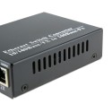 Single Fiber Fast Ethernet Standalone WDM / BiDi Fiber Media Converter, 1-port Fiber & 2-port RJ45, Tx:1550nm/Rx:1310nm, Singlemode, 40km