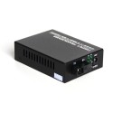 Single Fiber Fast Ethernet Standalone WDM / BiDi Fiber Media Converter, 1-port Fiber & 4-port RJ45, Tx:1310nm/Rx:1550nm, Singlemode, 40km