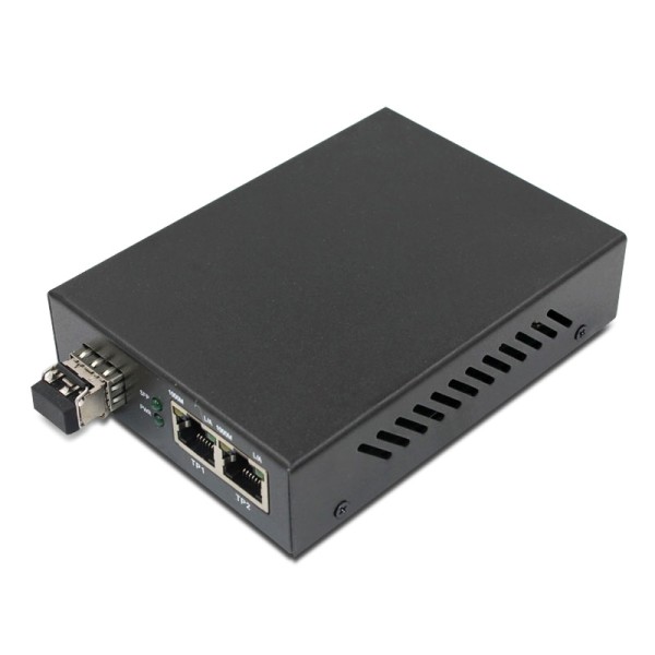 1-port FE SFP & 2-port 10/100Base-T RJ45, Fast Ethernet Switch / SFP Media Converter