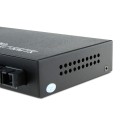 Dual Fiber 10/100Base-TX to 100Base-EX Fast Ethernet Standalone Fiber Media Converter, 2-port Fiber & 4-port RJ45, 1310nm Singlemode, 40km