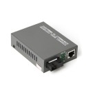 Single Fiber Gigabit Ethernet WDM / BiDi Fiber Media Converter, 1-port Fiber & 1-port RJ45, Tx:1550nm/Rx:1490nm, Singlemode, 80km