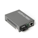 Single Fiber Gigabit Ethernet WDM / BiDi Fiber Media Converter, 1-port Fiber & 1-port RJ45, Tx:1550nm/Rx:1310nm, Singlemode, 20km