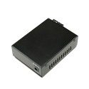 Single Fiber Gigabit Ethernet WDM / BiDi Fiber Media Converter, 1-port Fiber & 2-port RJ45, Tx:1310nm/Rx:1550nm, Singlemode, 20km