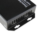 Single Fiber Gigabit Ethernet WDM / BiDi Fiber Media Converter, 1-port Fiber & 4-port RJ45, Tx:1550nm/Rx:1310nm, Singlemode, 20km