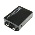 Single Fiber Gigabit Ethernet WDM / BiDi Fiber Media Converter, 1-port Fiber & 4-port RJ45, Tx:1310nm/Rx:1550nm, Singlemode, 20km