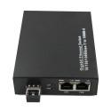 1-port GE SFP & 2-port 10/100/1000Base-T RJ45, Gigabit Ethernet Switch / SFP Media Converter